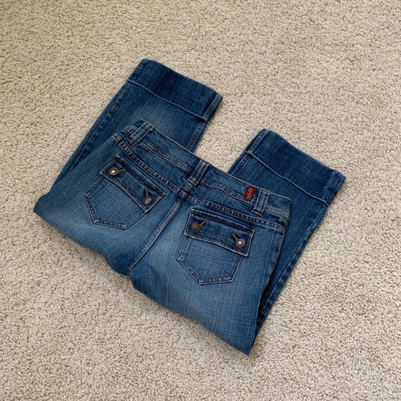“Hillard & Hanson” 🎀 Capri, crop, rolled up jeans - Picture 3 of 8